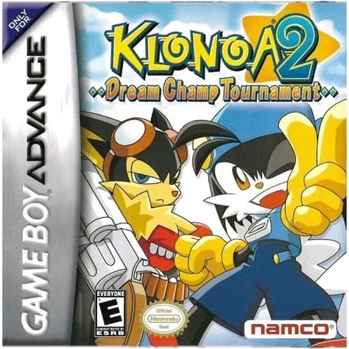 Klonoa 2 Dream Champ Tournament (Nintendo Game Boy Advance) GBA Authentic Saves