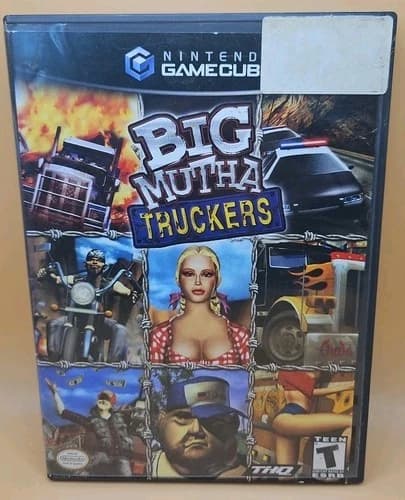 Big Mutha Truckers Nintendo GameCube Video Game Complete Case Manual Tested Teen