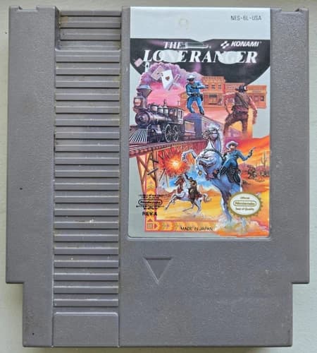 The Lone Ranger - Konami NES Nintendo Authentic Tested Retro