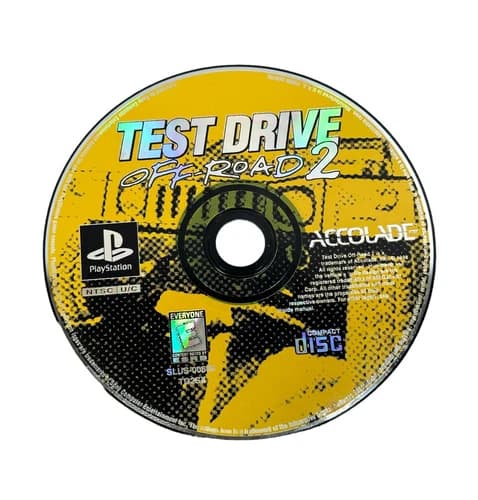 Test Drive Off-Road 2 (Sony PlayStation 1, 1998) PS1 Game Only - Tested