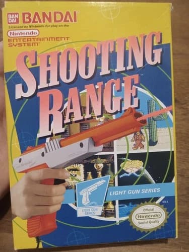 Shooting Range (Nintendo Entertainment System, 1989) TESTED w Box And Manual