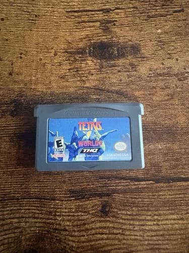 Tetris Worlds (Nintendo Game Boy Advance, 2001) GBA Tested Authentic