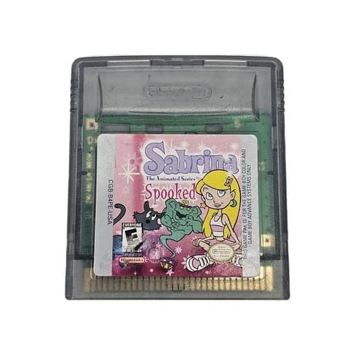 Sabrina: The Animated Series Spooked (Nintendo Game Boy Color, 2001) Tested