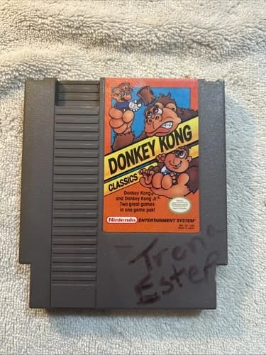 Donkey Kong Classics (Nintendo NES, 1988) Not Tested Rare