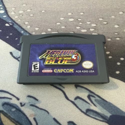 Mega Man Battle Network 3 Blue Version Nintendo Game Boy Advance GBA Authentic