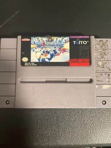 Hit The Ice SNES Cartridge Tested