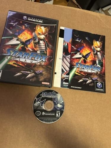 Star Fox: Assault Nintendo GameCube CIB Complete with Manual and Leaflets Nice