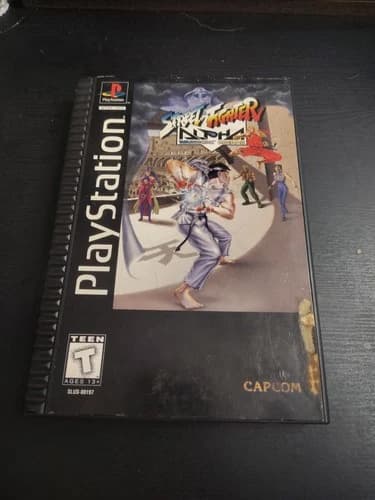 Street Fighter Alpha: Warriors' Dreams (Sony PS1, 1996) Long Box Case CIB TESTED