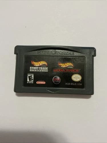 Hot Wheels Stunt Track Challenge/World Race Nintendo Game Boy Advance GBA (E2)