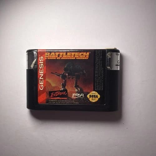 BattleTech: A Game of Armored Combat (Sega Genesis, 1994) Authentic Cartridge