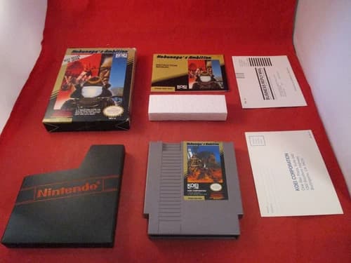Nobunaga's Ambition Nintendo NES COMPLETE w/ Box manual game WORKS!