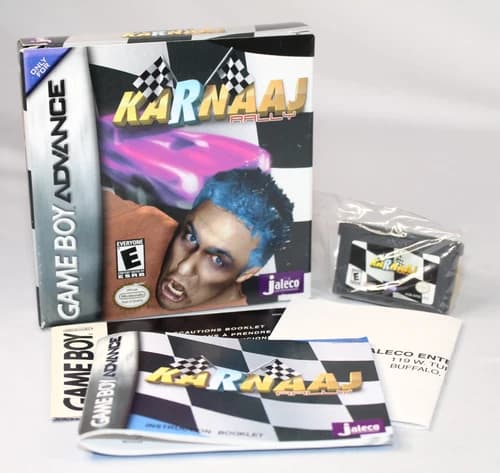 Karnaaj Rally GBA Game Boy Advance Complete CIB Great Condition w/ RARE REG!