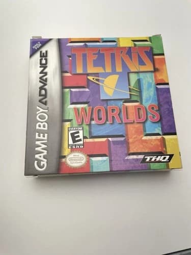 Gameboy Advance GBA Tetris Worlds Complete In Box Cib