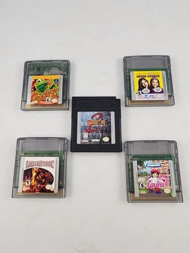 Gameboy Color Carmageddon Frogger 2 Mary Kate Ashley Crush Course Turok 2 Laura