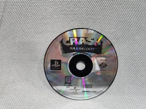 Crash Bandicoot (Sony PlayStation 1, 1996) PS1 Disc Only! GH Works! TESTED