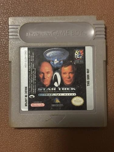 Star Trek: Generations Beyond the Nexus Nintendo Game Boy Authentic (Game Only)