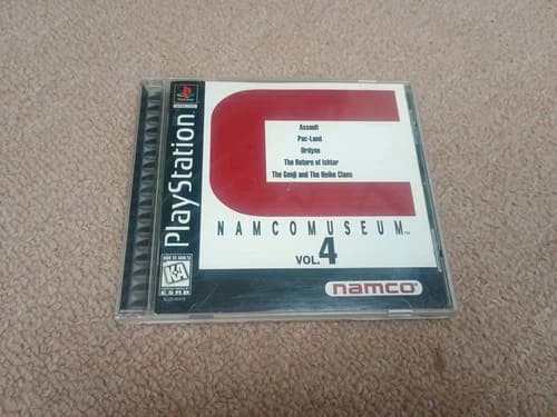 Namco Museum Vol 4 Sony PlayStation PS1 PSX PS Complete!