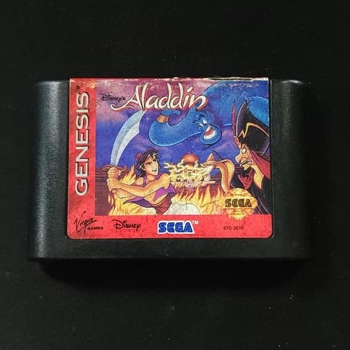 Disney's Aladdin Sega Genesis Game Only NTSC-U/C Tested