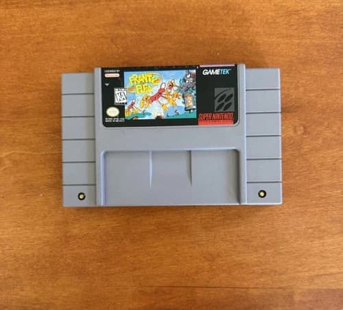 Frantic Flea (Super Nintendo SNES) Great Cond Authentic & Tested - Ships Fast