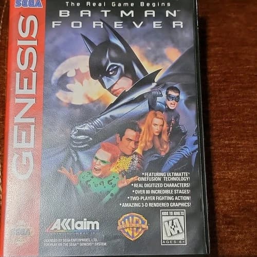 Batman Forever Sega Genesis 1995 Complete in Box