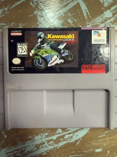 Kawasaki Superbike Challenge (Super Nintendo SNES, 1994)