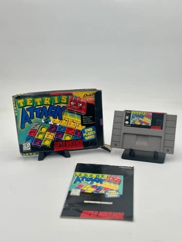 Tetris Attack - Super Nintendo snes CIB (manual box and game)