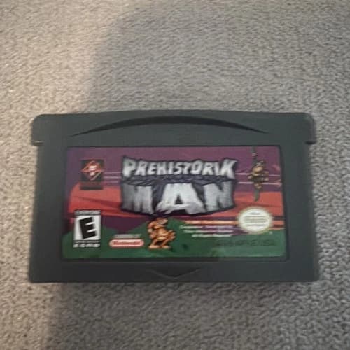 Prehistorik Man (Nintendo Game Boy Advance, 2001) Cartridge Only Tested