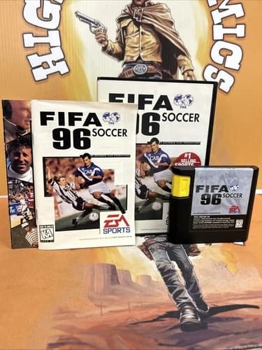 FIFA SOCCER 96 SEGA GENESIS TESTED WORKING! CIB EA SPORTS 1995