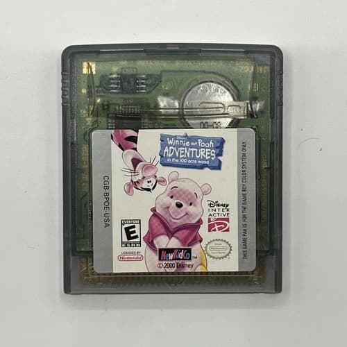 Nintendo Game Boy Color Winnie The Pooh Adventures In 100 Acre Wood Tested 2000
