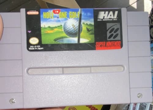 HAL America Inc. Hal's Hole in One Golf Nintendo SNES Golf NTSC-U/C Cartridge