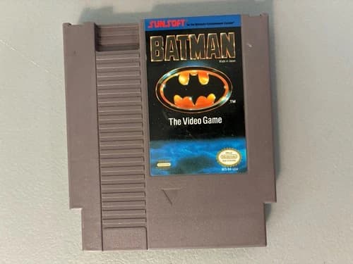 Batman: The Video Game (Nintendo Entertainment System NES, 1990) Authentic