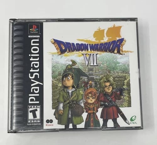 Dragon Warrior VII PS1 Pristine Complete Tested PlayStation 1 Registration Card