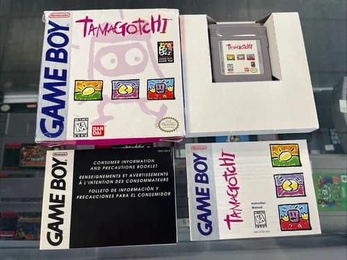 Tamagotchi (Nintendo Game Boy, 1997) CIB Complete Manual Box Tested Works