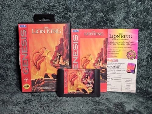 1994 Sega Genesis The Lion King CIB Complete