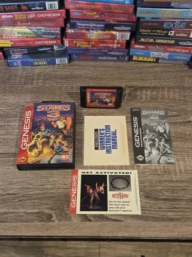 Streets Of Rage 3 Sega Genesis Video Game Totally Complete All Inserts Great Wow