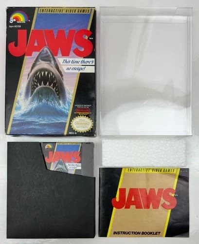 Jaws (Nintendo Entertainment System, 1987) NES CIB
