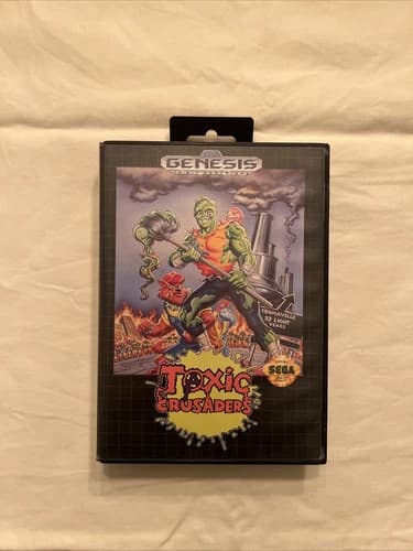 Toxic Crusaders (Sega Genesis) Complete In Box Great Condition