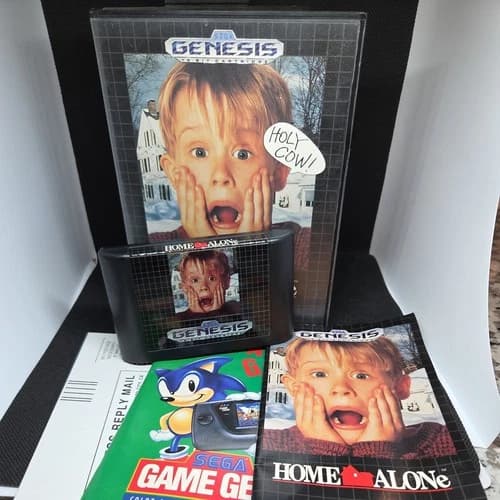 Sega Genesis Home Alone (1992), CIB, Tested