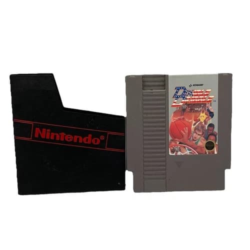 Double Dribble Nintendo Entertainment System NES Cleaned and Tested Working