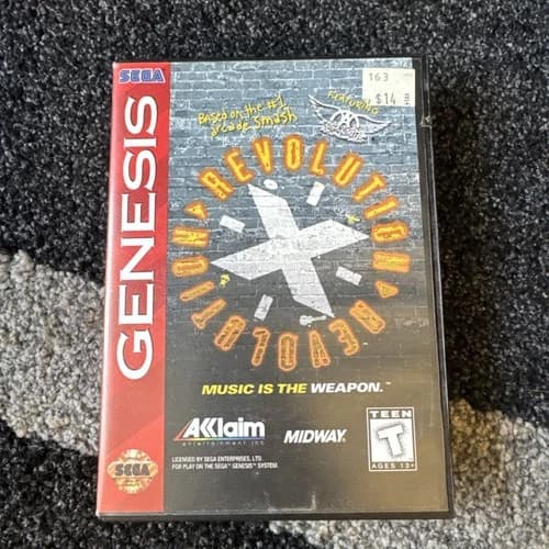 Sega Genesis Revolution X Video Game In Box With Manual