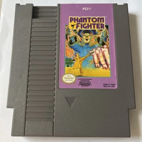 Phantom Fighter (Nintendo Entertainment System NES, 1990) Tested & Working