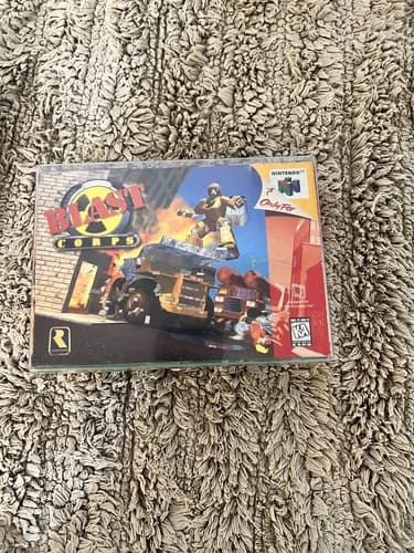 Blast Corps (Nintendo 64 1997) N64 Complete In Box CIB Game Never Use