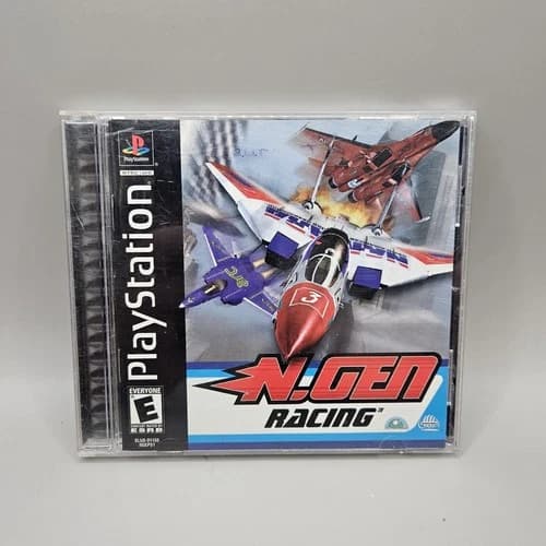 Authentic NGEN Racing Sony Playstation PS1 CIB Complete Video Game 2000