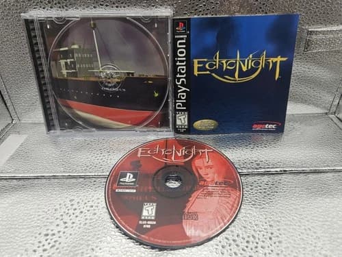 Echo Night (PlayStation 1 PS1) CIB Complete w/ Reg Card Tested Rare