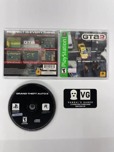 PS1 - Grand Theft Auto 2 II Sony PlayStation 1 Complete #2932