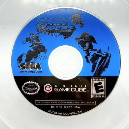 Sonic Riders (Nintendo GameCube, 2006) Tested Working DISC ONLY