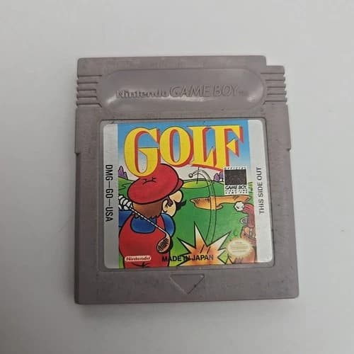 Nintendo Golf (Nintendo Game Boy, 1990) DMG-GO-USA Mario Cover