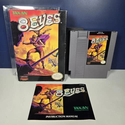 8 Eyes (Nintendo Entertainment System NES, 1990) Complete CIB