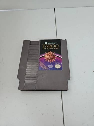 Taboo the Sixth Sense NES Nintendo Tradewest Video Game Authentic TESTED