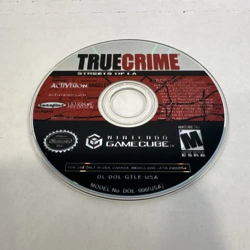 Nintendo GameCube (Disk Only) True Crimes Streets Of LA